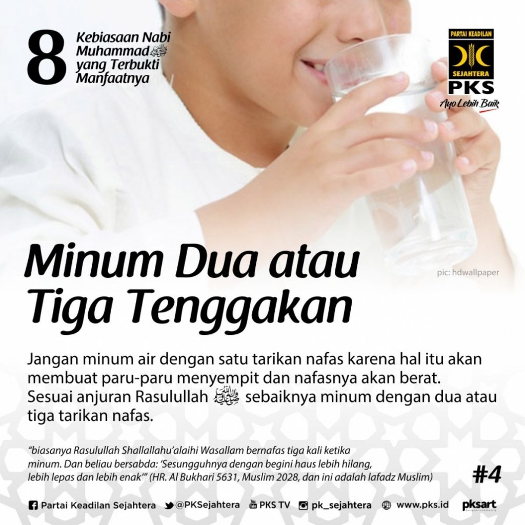 8 Kebiasaan Rasulullah - PKS Kota Batu