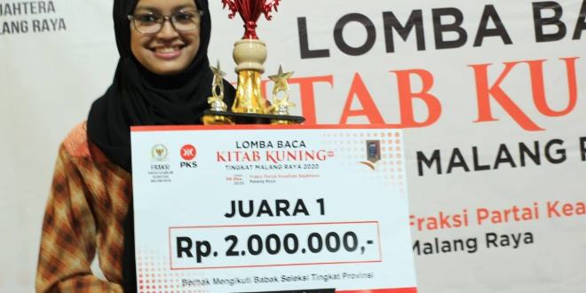 Ini Pemenang Lomba Baca Kitab Kuning Fraksi PKS di Malang Raya Tahun 2020